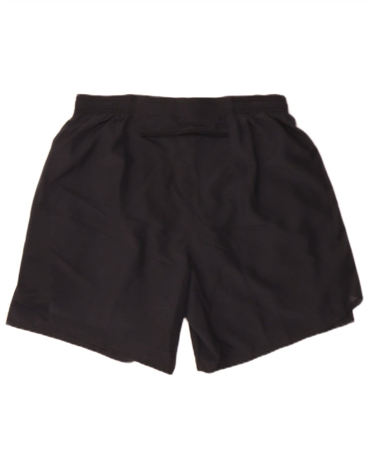 Shorts esportivos femininos NIKE Dri Fit UK 16 grande poliéster preto