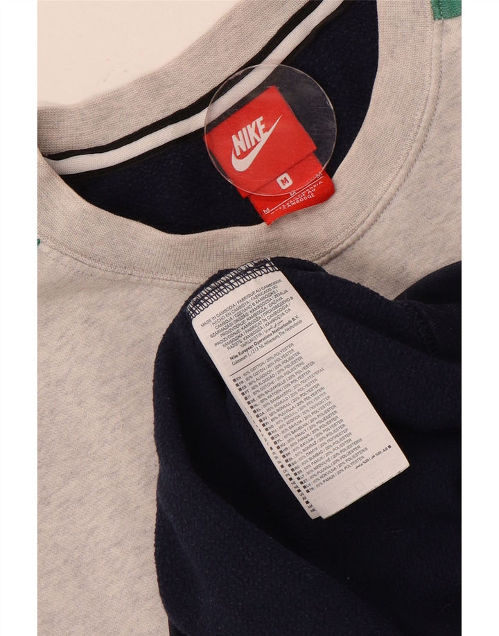 Moletom Nike Masculino Graphic Jumper Médio Multicolorido Colorblock Algodão
