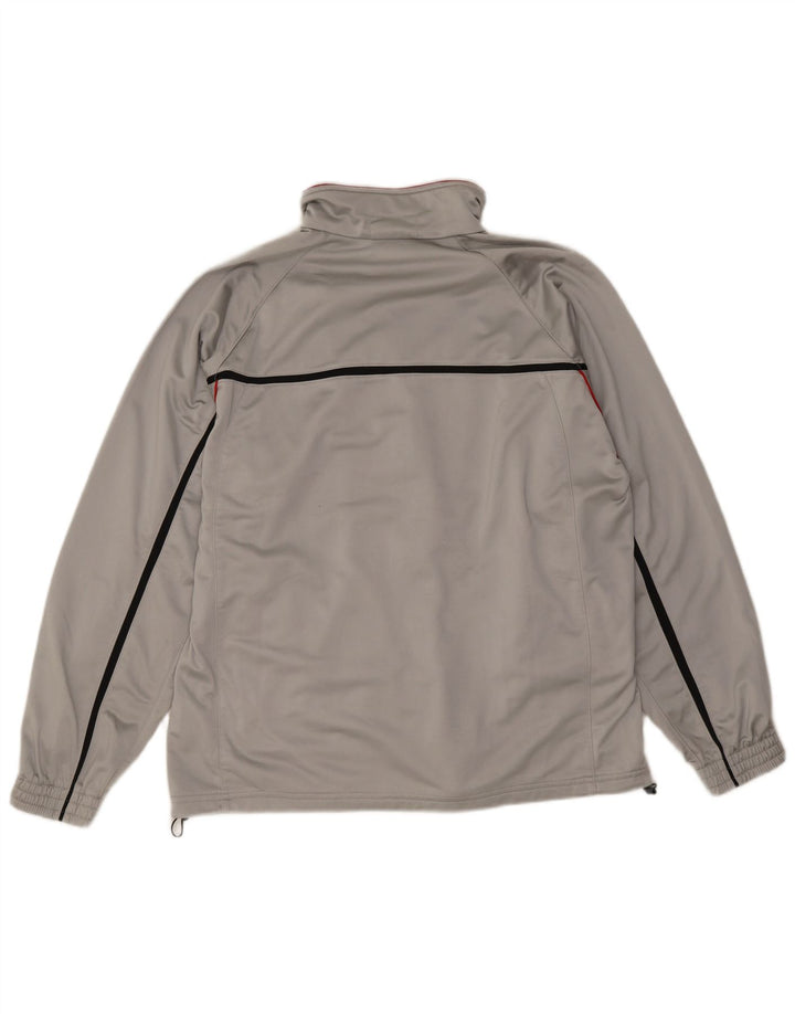 Diadora Mens Tracksuit Top Jacket UK 40 Poliéster Cinza Médio