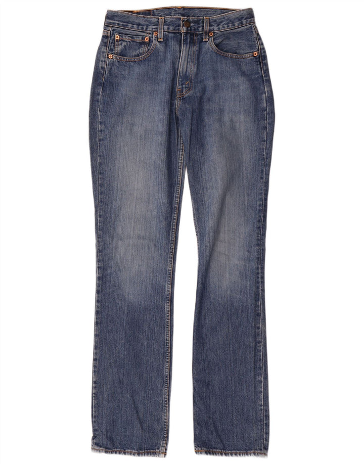 Calça jeans feminina Levi's 595 Straight W31 L34 azul algodão