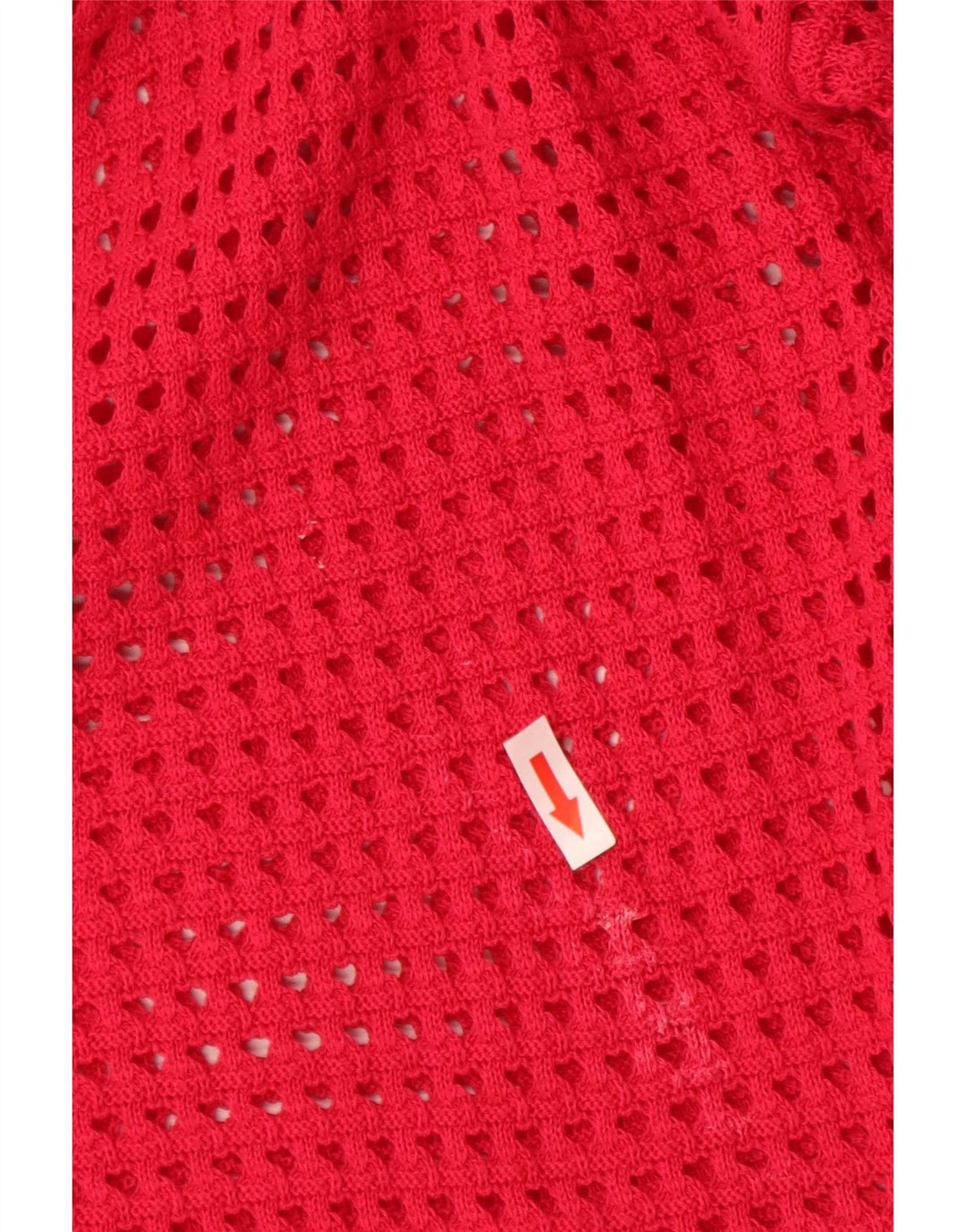 Suéter cardigã feminino grande da French Connection Reino Unido 14 vermelho médio