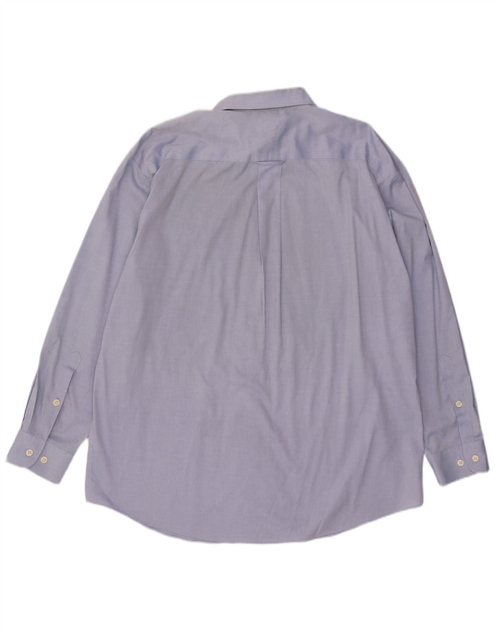 Camisa masculina Orvis XL algodão azul