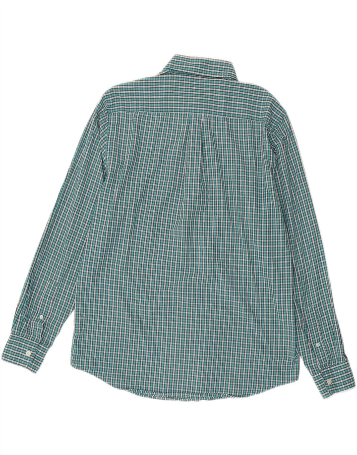 Camisa masculina de flanela Dockers xadrez verde médio