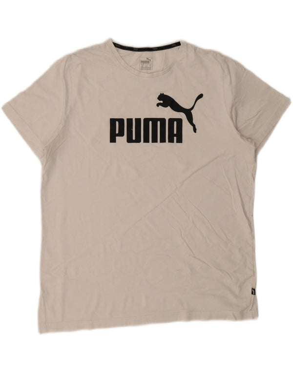 Camiseta gráfica masculina Puma Top 2XL branca
