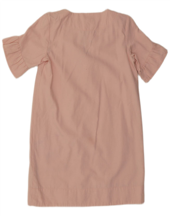 Vestido feminino Whistles UK 10 algodão rosa pequeno