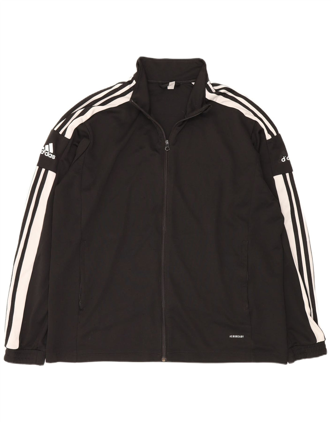 Adidas Mens Aeroready Graphic Tracksuit Top Jaqueta 2XL Poliéster Preto