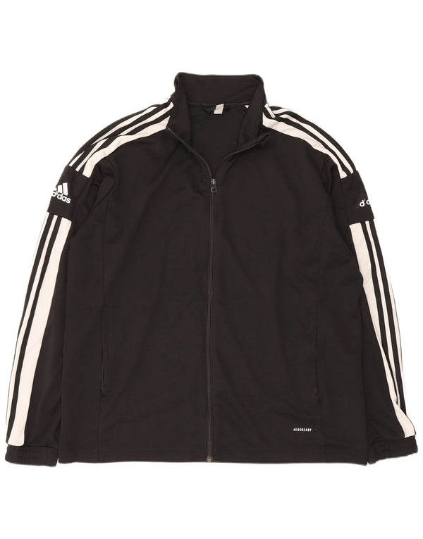 Adidas Mens Aeroready Graphic Tracksuit Top Jaqueta 2XL Poliéster Preto