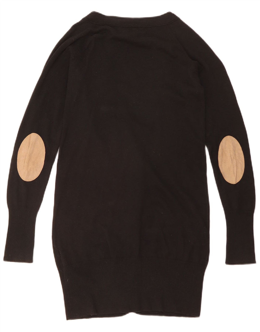 Suéter cardigã feminino Longline ZARA Reino Unido 10 pequeno preto