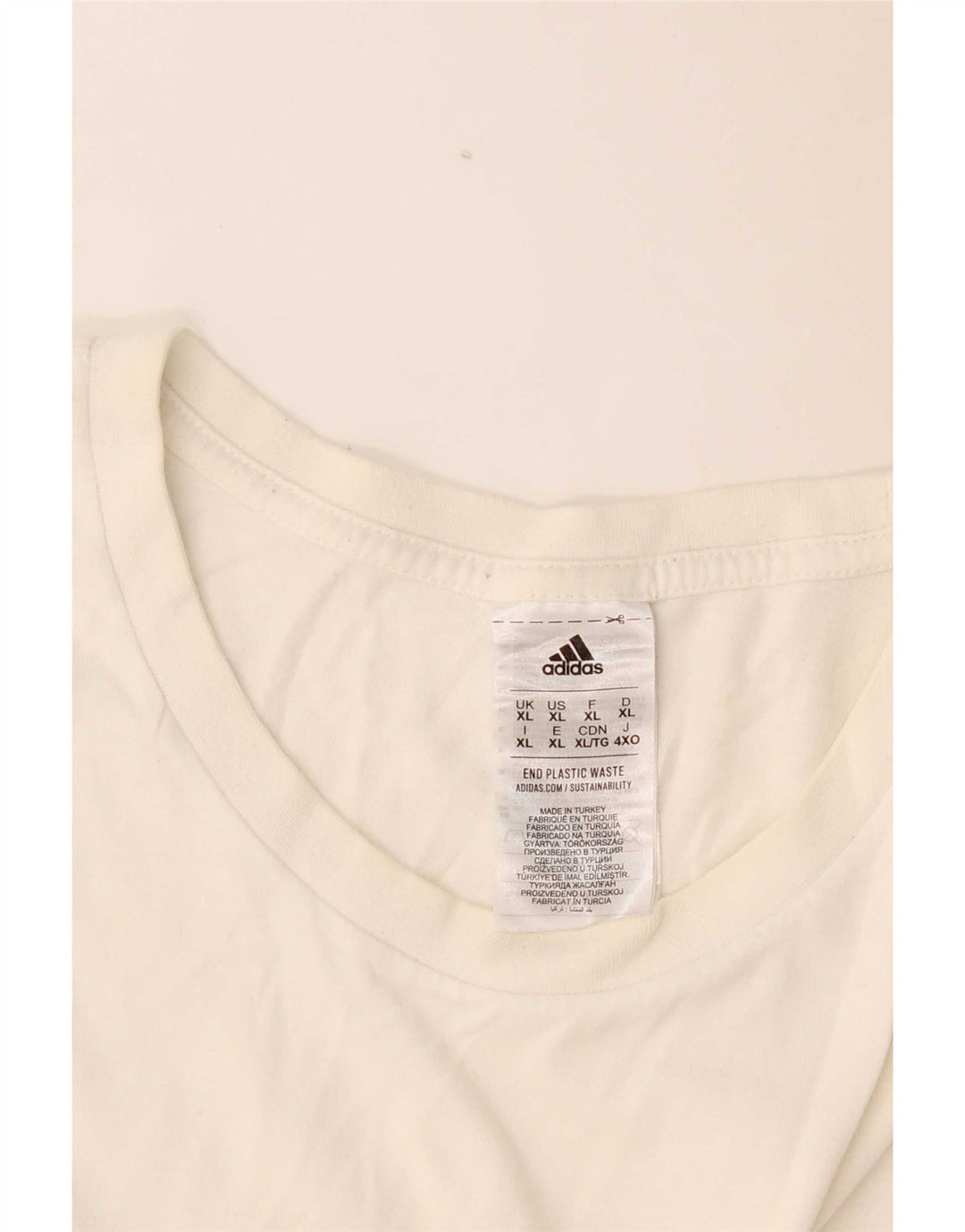Camiseta Adidas Masculina Graphic Top XL Algodão Branco