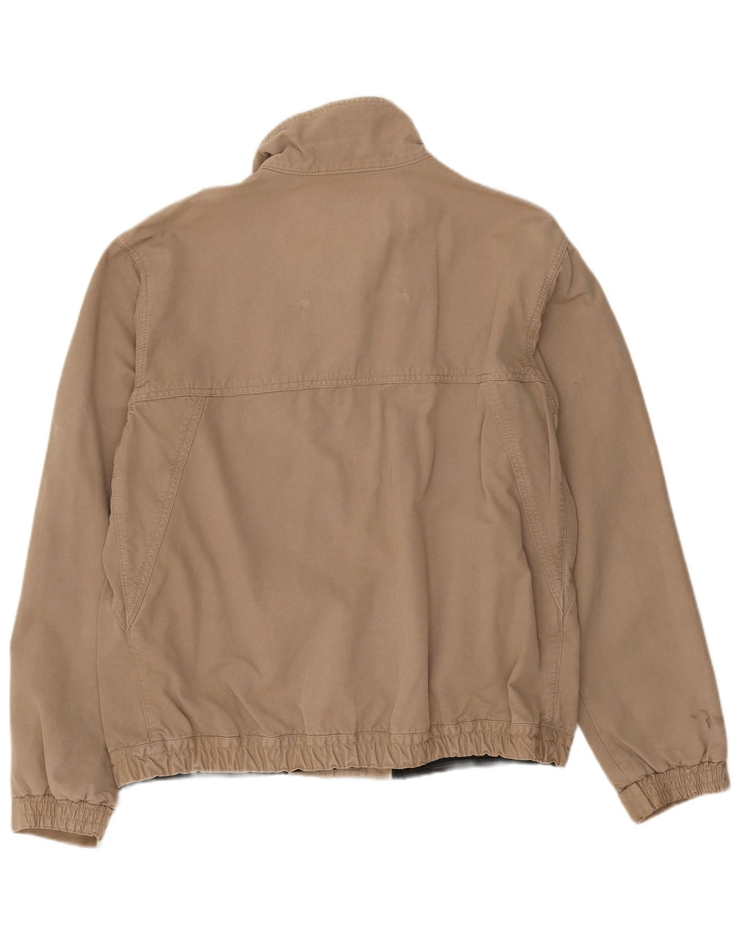 Jaqueta bomber masculina Murphy & Nye Reino Unido 42 XL algodão bege