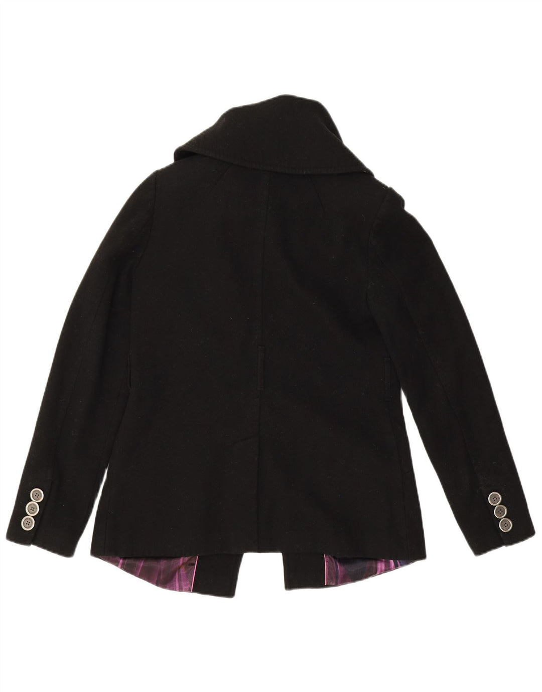 Jaqueta blazer feminina Ted Baker de ajuste solto tamanho 1 XS preto