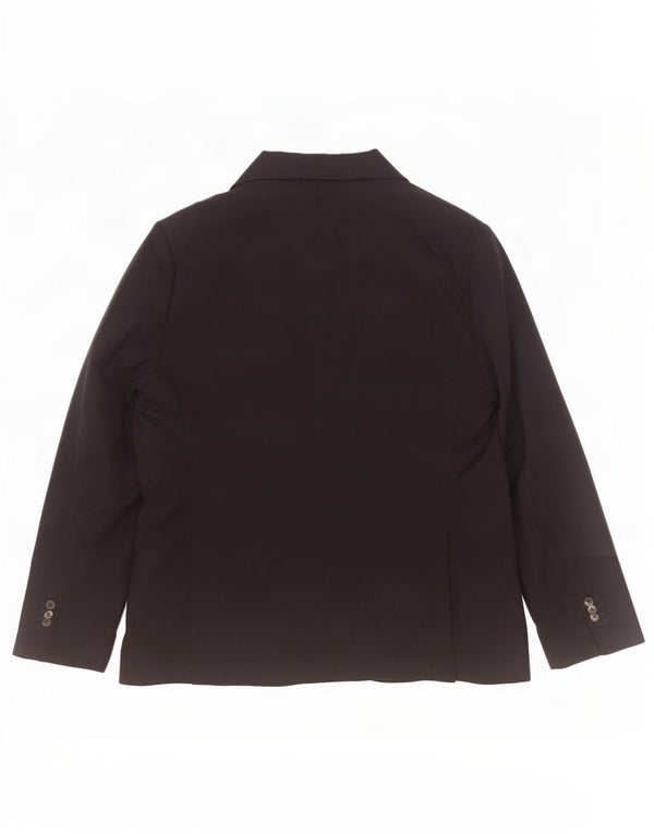 Jaqueta blazer masculina Massimo Dutti com 2 botões EU 56 XL lã preta