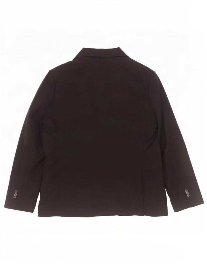 Jaqueta blazer masculina Massimo Dutti com 2 botões EU 56 XL lã preta
