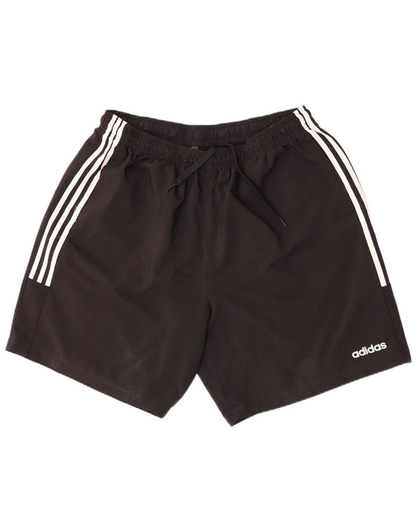 Shorts esportivos masculinos Adidas 2XL poliéster preto