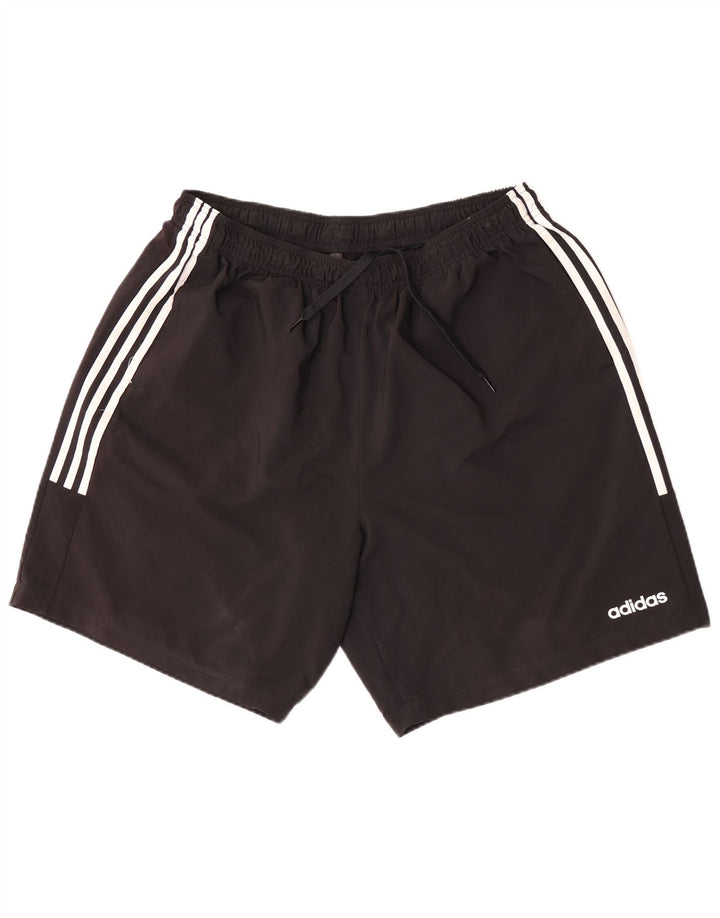 Shorts esportivos masculinos Adidas 2XL poliéster preto