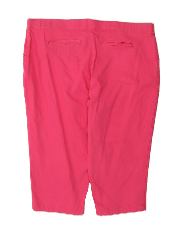 LEE Womens Riders Straight Capri Trousers US 20 3XL W44 L18 Pink Cotton Vintage Lee and Second-Hand Lee from Messina Hembry 
