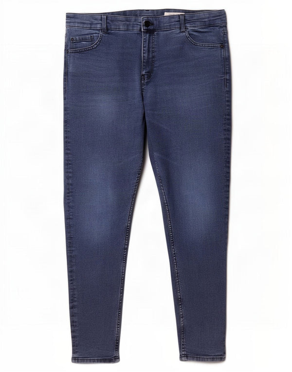 Calça Jeans Marks & Spencer Feminina The Ivy Skinny UK 18 XL W36 L29 Azul Marinho