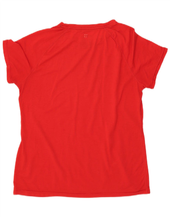 Camiseta feminina IsoCool MOUNTAIN WAREHOUSE UK 16 grande vermelha