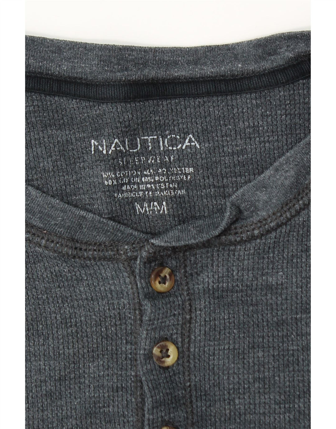 Camiseta masculina Nautica Top médio algodão azul marinho
