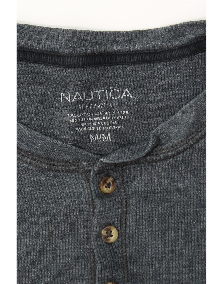 Camiseta masculina Nautica Top médio algodão azul marinho