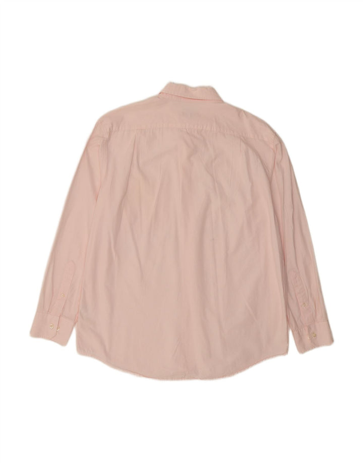 Camisa masculina IZOD grande algodão rosa