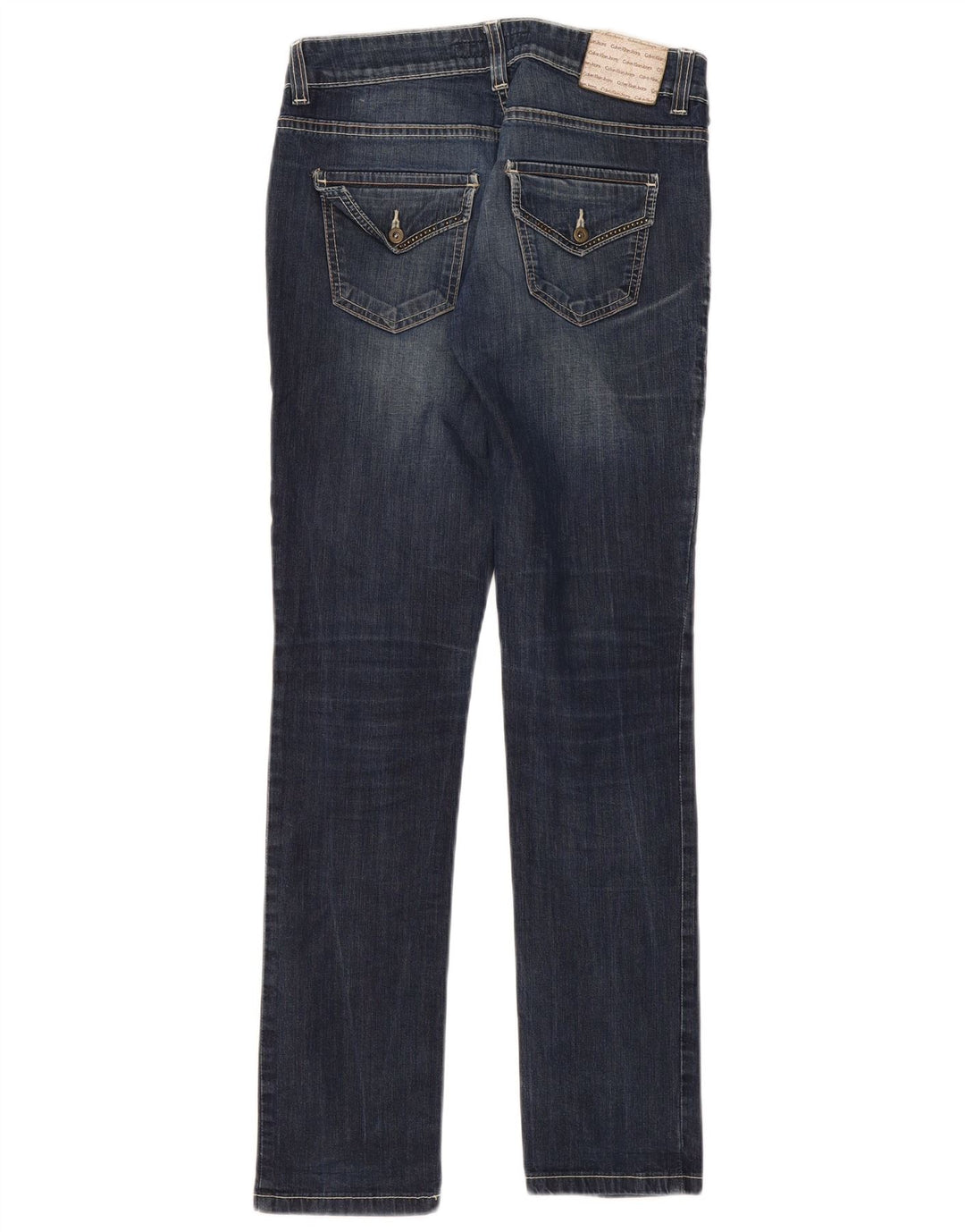 Calvin Klein Jeans Slim Feminino W29 L32 Azul Algodão