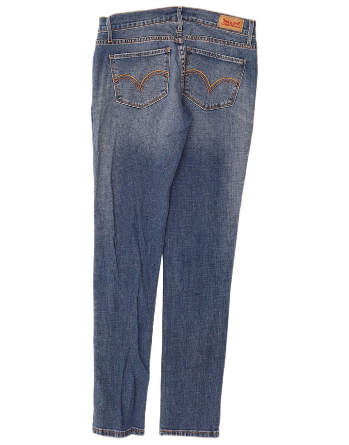 Calça jeans feminina Levi's 524 skinny US 7 médio W28 L32 azul algodão