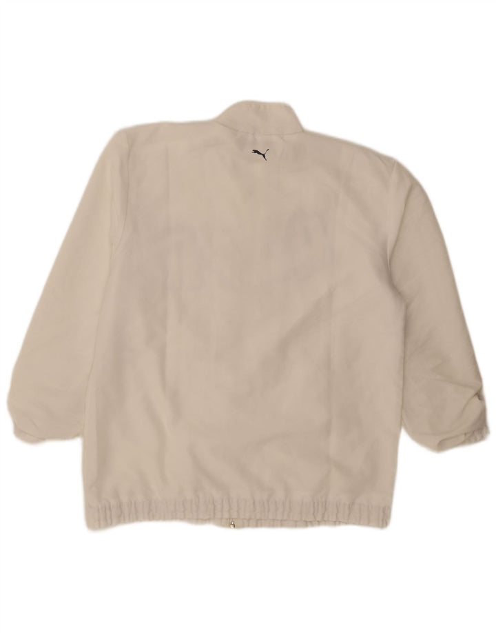 Jaqueta feminina Puma Graphic Tracksuit 15-16 anos branco