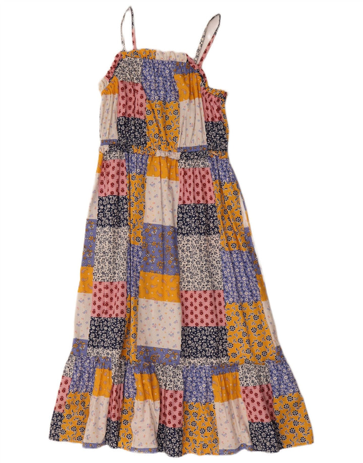 Vestido de verão para meninas Marks & Spencer 12-13 anos patchwork multicolorido de algodão