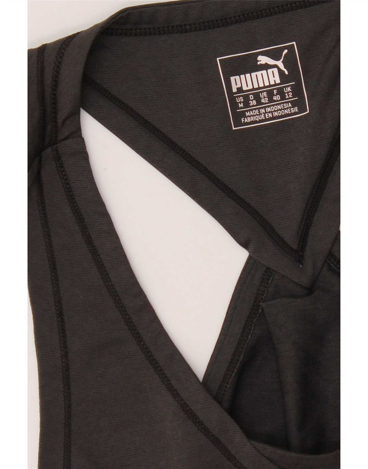 Colete feminino Puma UK 12 poliéster cinza médio