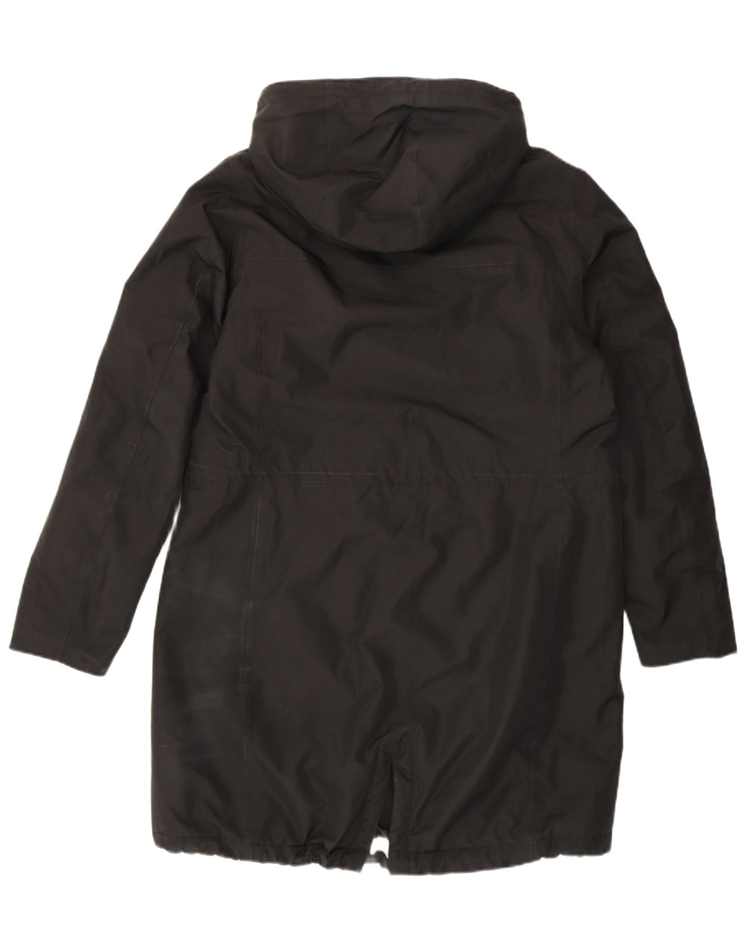 Jaqueta parka feminina com capuz Helly Hansen Reino Unido 14 grande nylon preto