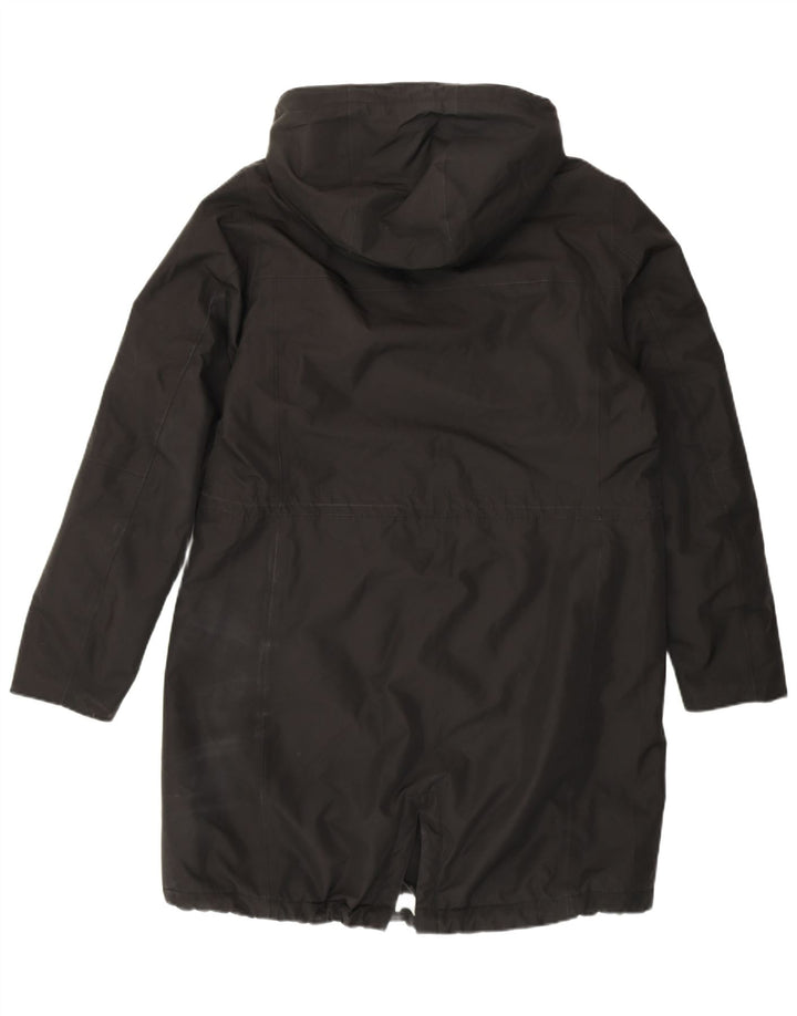 Jaqueta parka feminina com capuz Helly Hansen Reino Unido 14 grande nylon preto