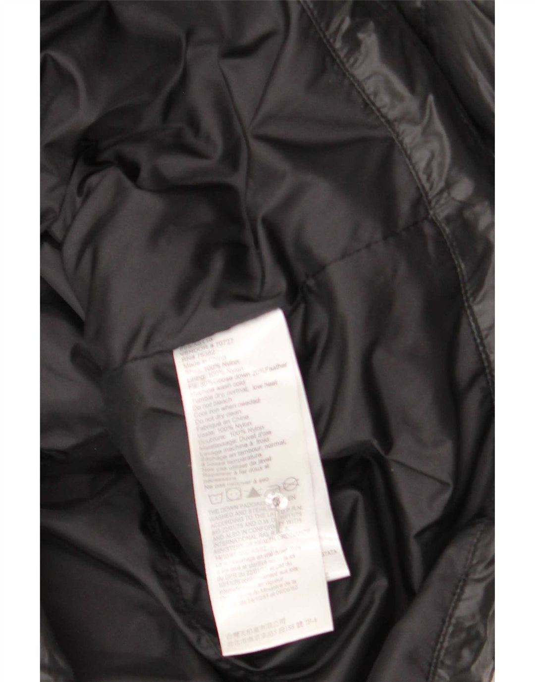 Jaqueta acolchoada com capuz feminina Timberland UK 14 médio preto nylon