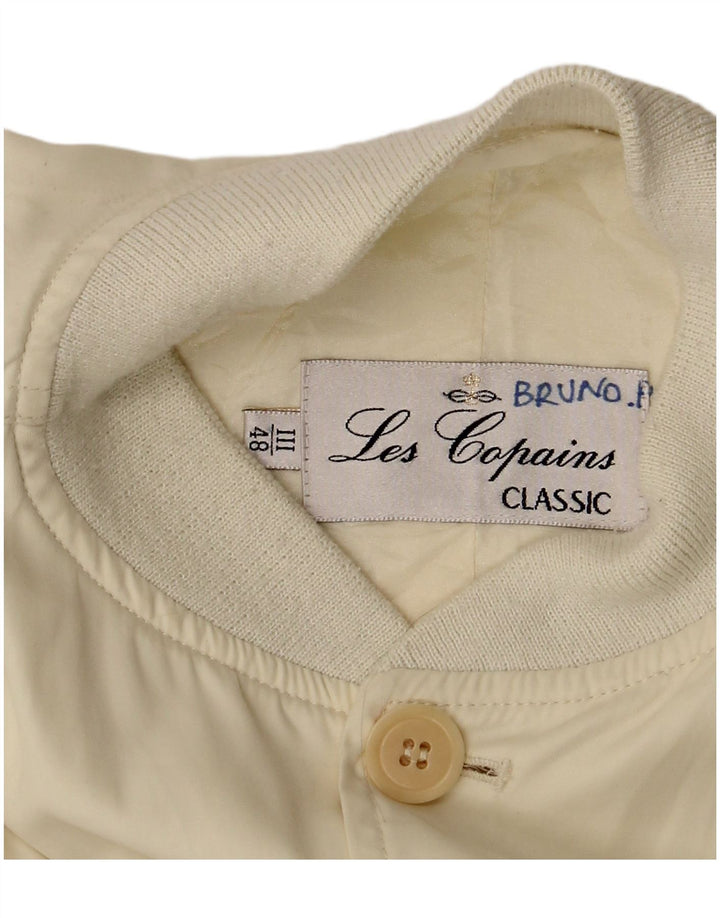 Jaqueta bomber masculina Les Copains IT 48 médio off white