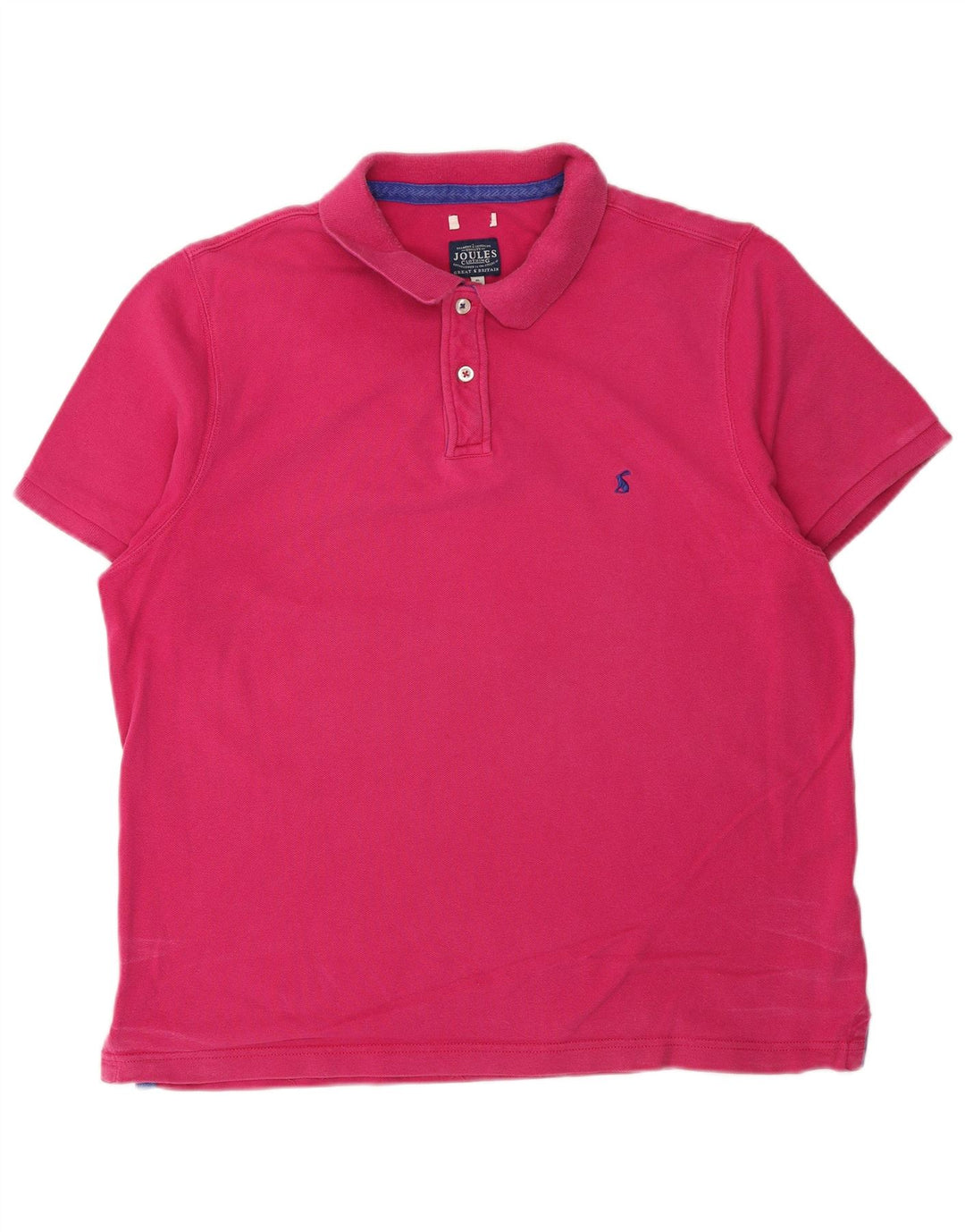 Camisa polo masculina JOULES XL algodão rosa