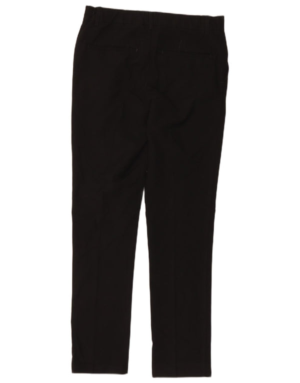 Calças de terno slim para meninas Marks & Spencer 15-16 anos W32 L29 pretas