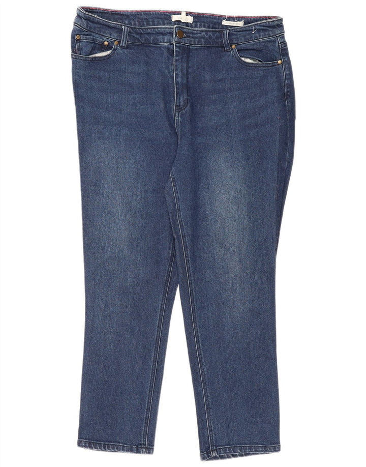 JOULES Jeans retos femininos W36 L26 algodão azul
