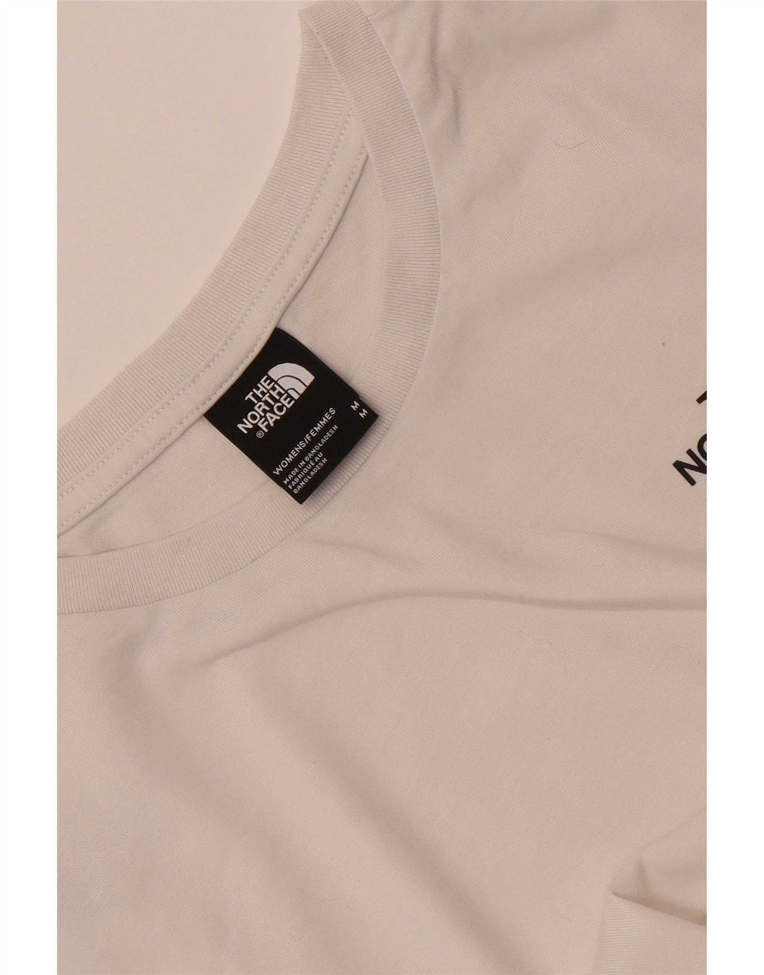 Camiseta feminina The North Face Crop Top UK 14 Médio Branco