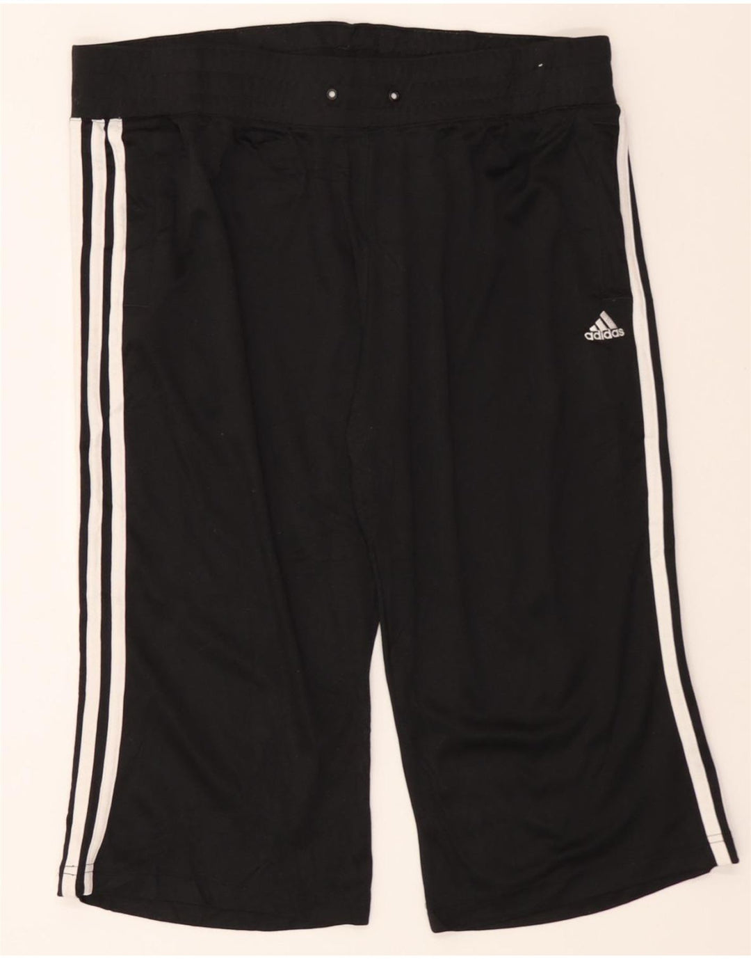 ADIDAS Womens Clima 365 Capri Tracksuit Trousers UK 22 3XL  Black Vintage Adidas and Second-Hand Adidas from Messina Hembry 