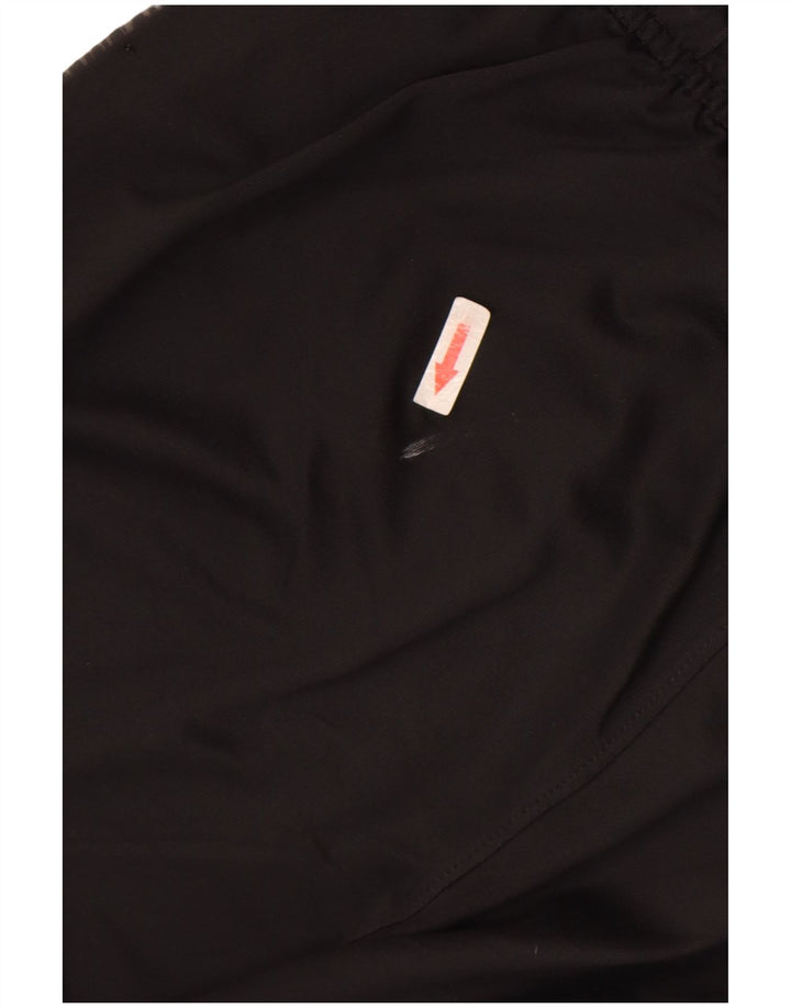 Calça de treino masculina Nike Dri Fit médio preto colorblock poliéster
