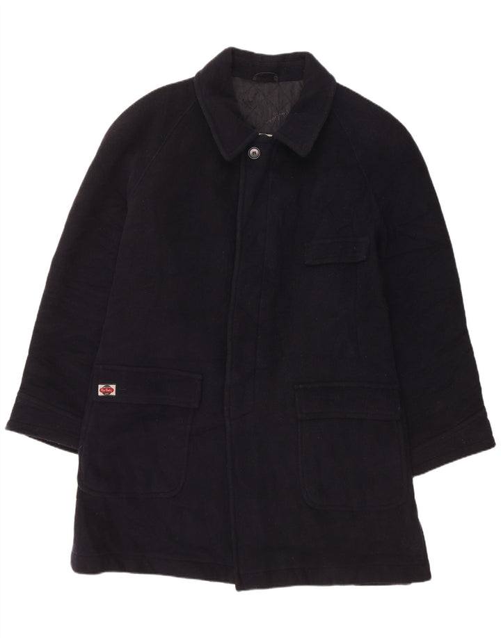 Sobretudo masculino PIERRE CARDIN UK 40 grande caxemira azul marinho