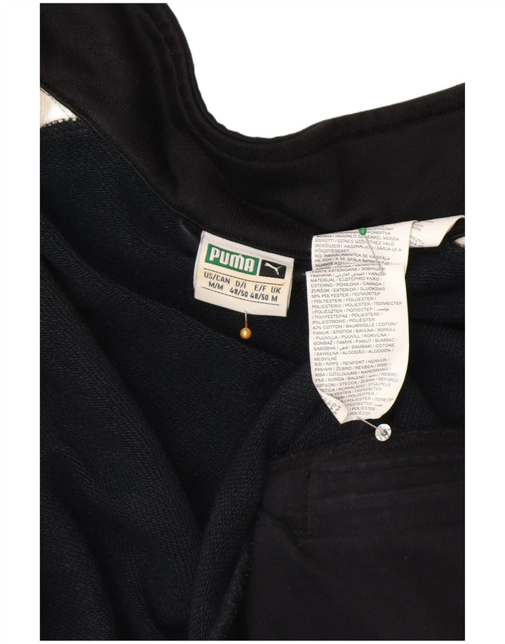 Puma Mens Tracksuit Top Jacket Médio Preto Colourblock Poliéster