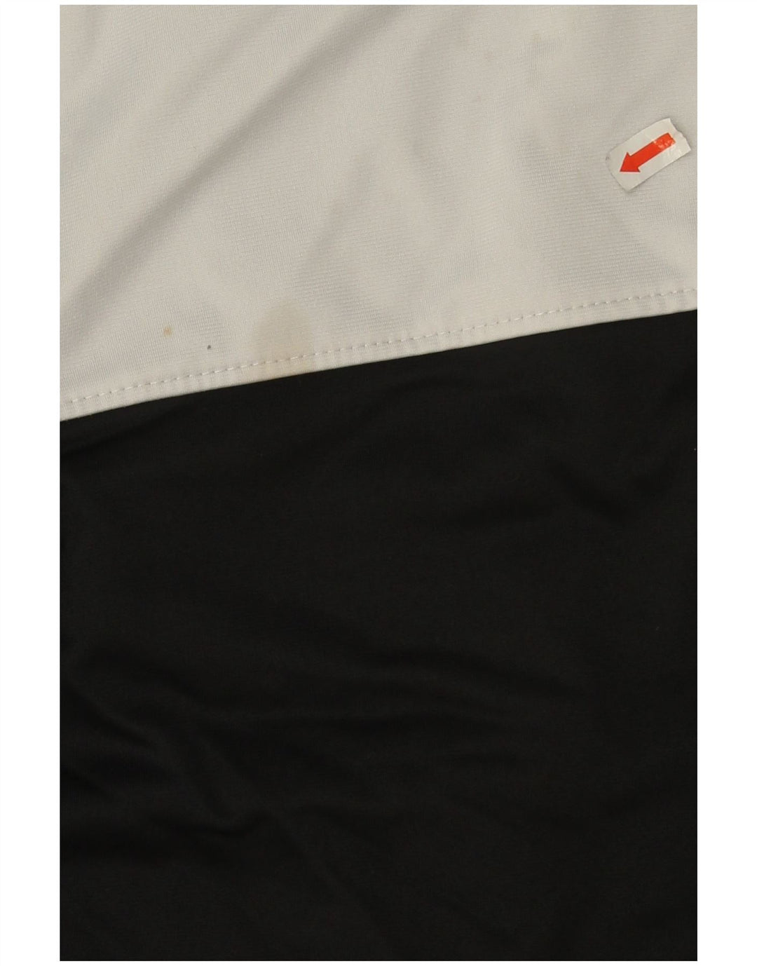 Kappa Mens Graphic Tracksuit Top Jacket Grande Preto Colorblock Poliéster