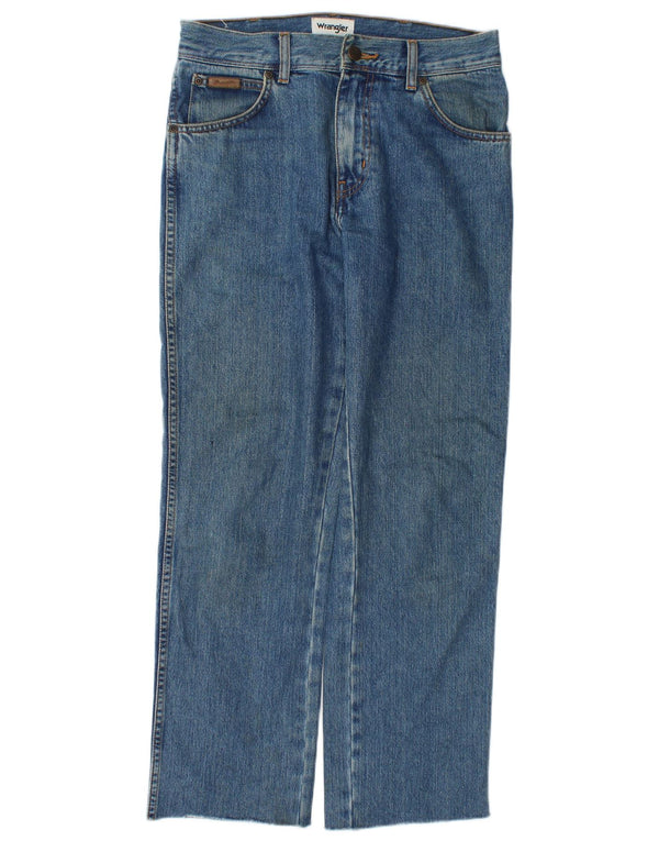 Wrangler Masculino Texas Straight Jeans W30 L28 Azul Algodão