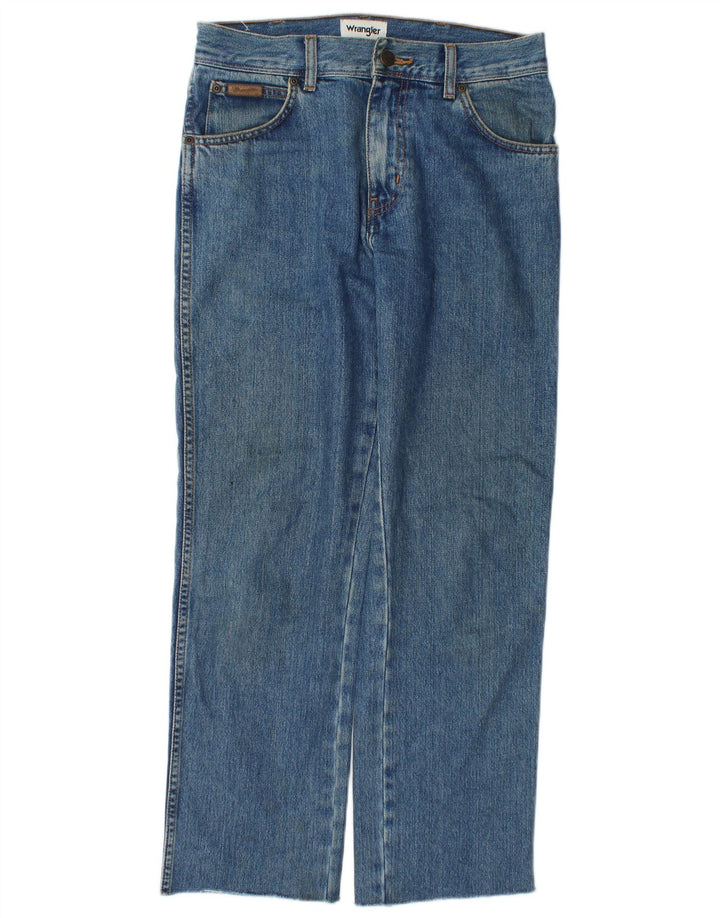 Wrangler Masculino Texas Straight Jeans W30 L28 Azul Algodão