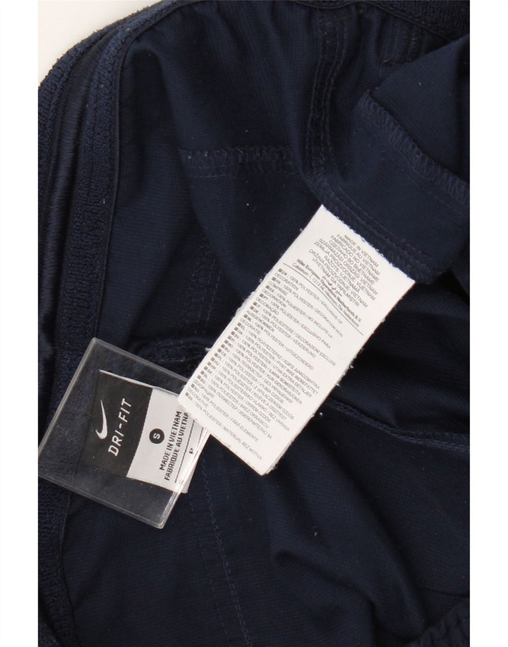 Shorts esportivos masculinos Nike Dri Fit pequenos poliéster azul marinho