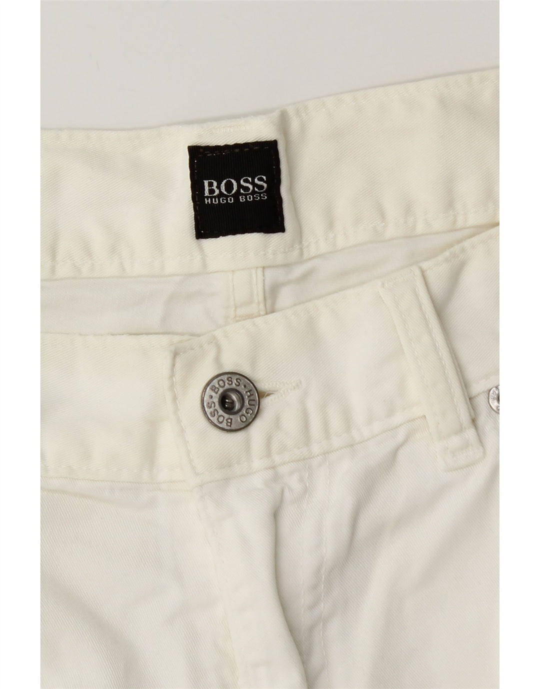 Hugo Boss Calça jeans reta masculina W36 L35 branca