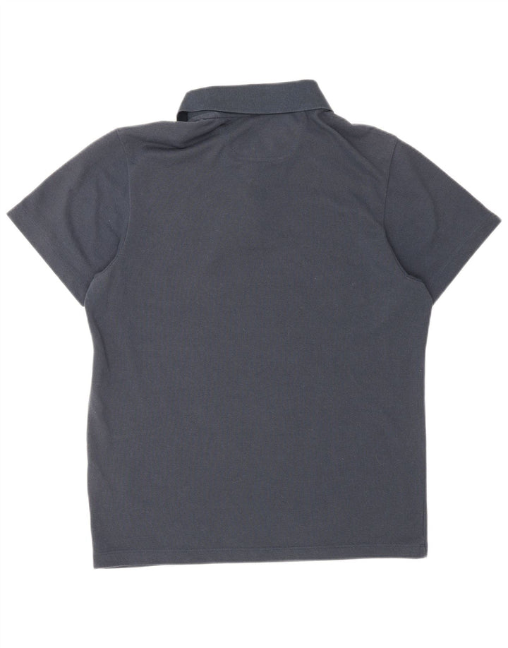 Camisa polo masculina JACK WOLFSKIN UK 34 pequena azul marinho poliéster