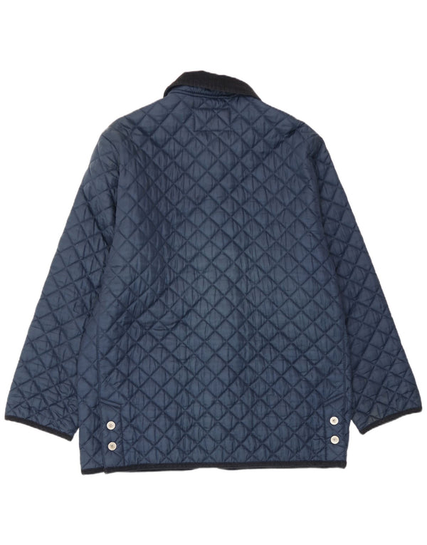 Jaqueta acolchoada masculina Armata Di Mare IT 50 grande bloco colorido azul marinho