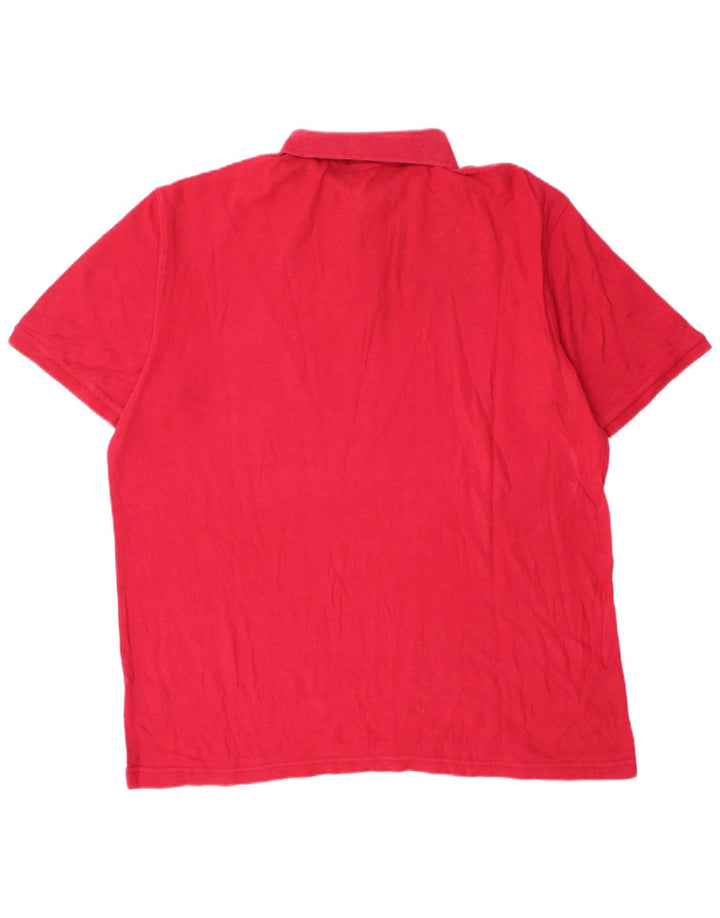 Camisa polo masculina Fila XL algodão vermelho